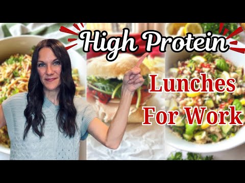 HIGH PROTEIN LUNCHES for your WORK WEEK | HEALTHY LUNCH ideas