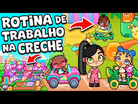 ROTINA TRABALHO NA NOVA CRECHE | AVATAR WORLD ROTINAS E HISTÓRIAS