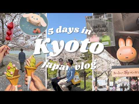 KYOTO VLOG 🍡 Day trips to Nara, Uji, Osaka during Cherry Blossom season