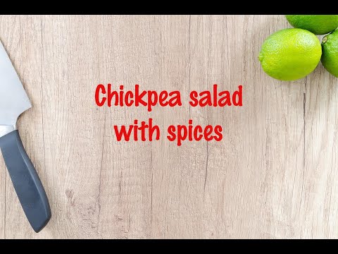 How to cook - Chickpea salad with spices