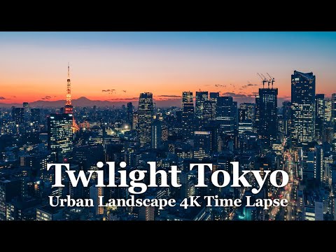 【東京 夕景タイムラプス】Tokyo Japan Twilight TimeLapse Vol.5