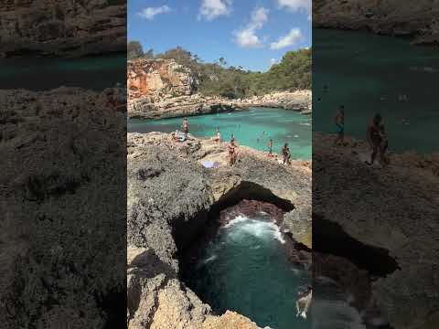 Lagoon 🏖 Cala S’Almunia beach #beach #lagoonablue #calasalmunia #palmademallorca