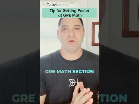 GRE Math Tip: Getting Faster is the Key! 🚀 | #GRE | #Shorts