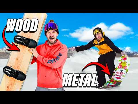 Ultimate Homemade Snowboard Build Battle!