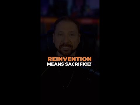 Sacrifice old habits for your new self! #Reinvention #Sacrifice #PersonalGrowth