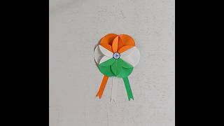 Republic Day Batch Making Easy | Republic Day Craft For School | Tricolour Craft For Republic Day