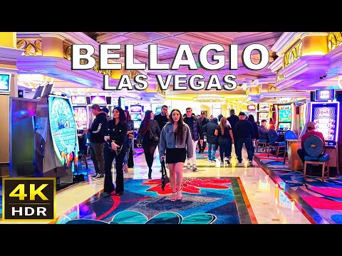 [4K HDR] Bellagio Las Vegas Walking Tour | Dec 2023 | Las Vegas, Nevada