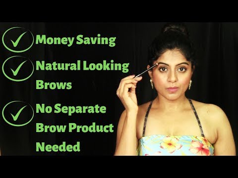 How To Fill In Eyebrows | Eyebrows With Black Kajal Pencil | Be Beautethical