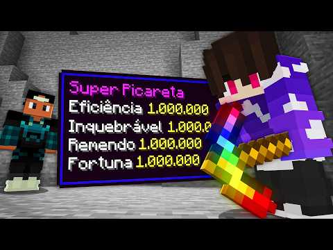 COMO EU CONSEGUI OS ENCANTAMENTOS NÍVEL 1.000.000 - Minecraft Absurdo