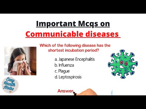 Communicable Disease mcqs 2022 || Imp for medical, ANM, AHW, public health & nursing exams