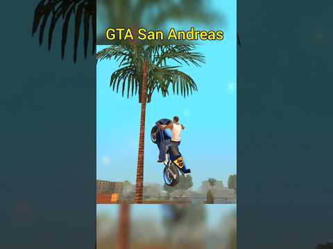 CALMNESS BIKE STUNT PT 484 GTA SAN ANDREAS #gtasanandreas #shorts