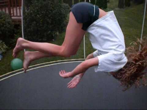 Backyard Trampoline Tricks