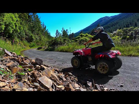 Testing my Homemade Electric ATV on an Abandoned Highway