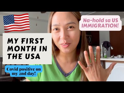 First Month in The US under K1 Fiancé Visa | US Immigration Experience/ Na-hold ng Immigration