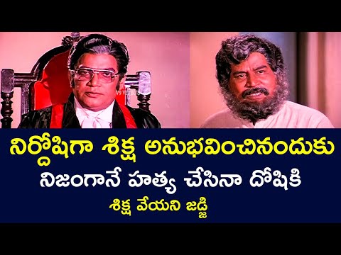 IF AN INNOCENT PERSON REALLY COMMITS A CRIME AFTER BEING SENTENCED | MOHAN BABU |  V9 VIDEOS