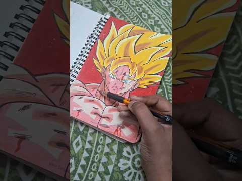 My Top 10 Best Artworks #anime #animedrawing #animeartgallery #dragonballart #goku #gojo #shorts