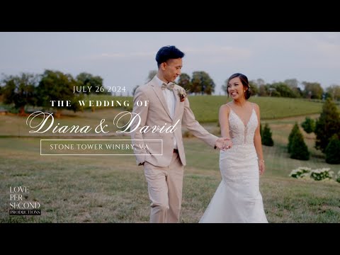 Diana & David's Wedding at Stone Tower Winery