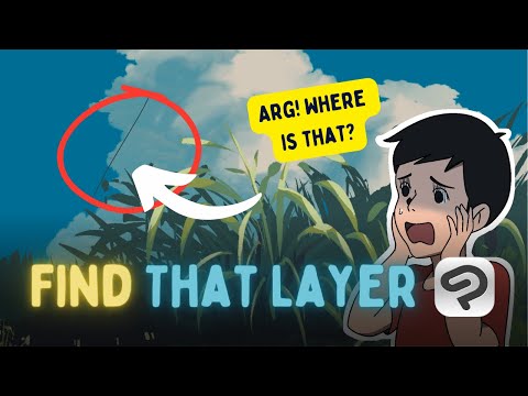 How to Find the Specific Layer - Clip Studio Paint Tutorial