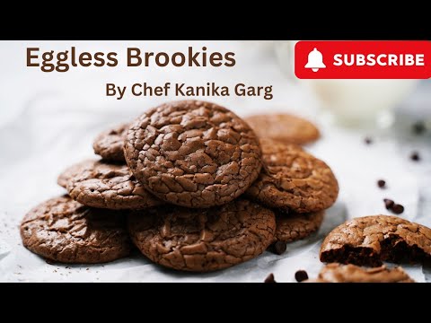 "Eggless Brookies Recipe | Brownie + Cookie Combo | Easy & Delicious!"