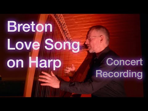 Moody Breton Love Ballad "An hani a garan" on Celtic Harp