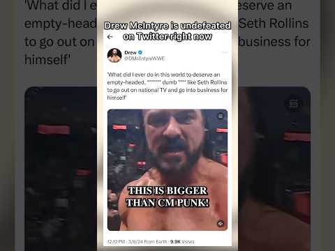 Drew McIntyre’s Twitter Game Remains Undefeated