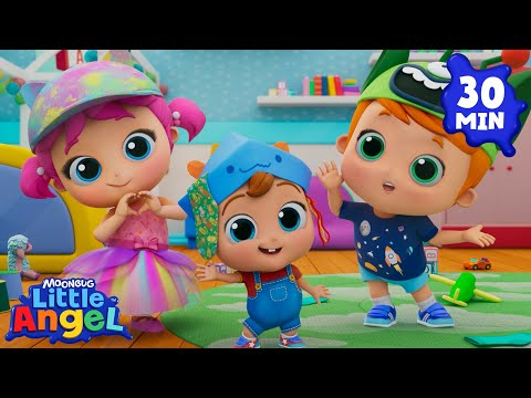 Where Is My Hat? 🤠| Little Angel | Monster Cartoon for Kids