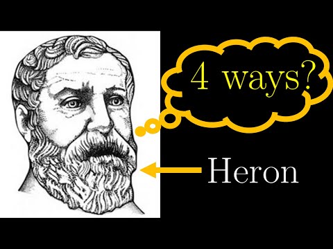 4 DIFFERENT ways to prove Heron's formula