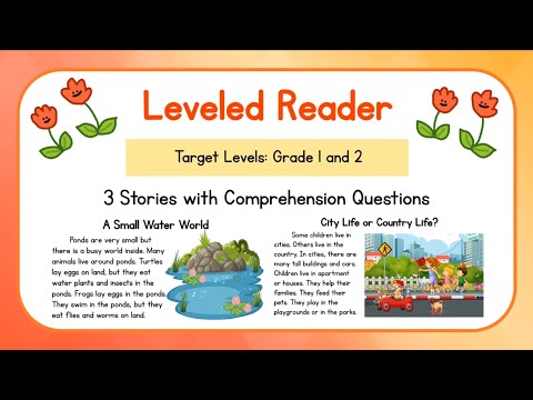 Reading for Grade 1 and Grade 2 | Reading Comprehension | Learn English Through Stories (Set 13)