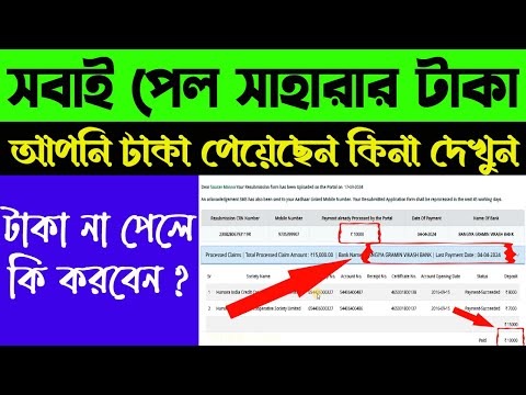 এইমাত্র সবাই সাহারার টাকা ফেরত পেল | Sahara Refund Payment Status | WB Online Center |