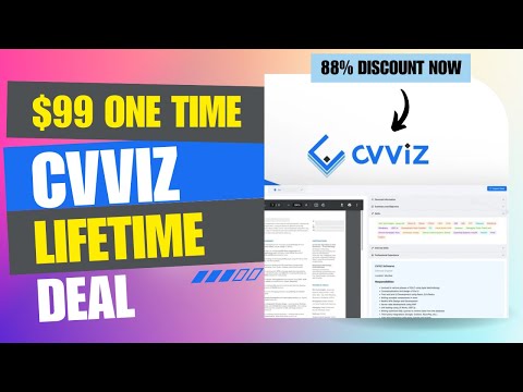 💥❇️💥CVViZ Lifetime Deal | Hire Top Talent WITHOUT All the Headaches | $99 Lifetime Deal | 88% Now