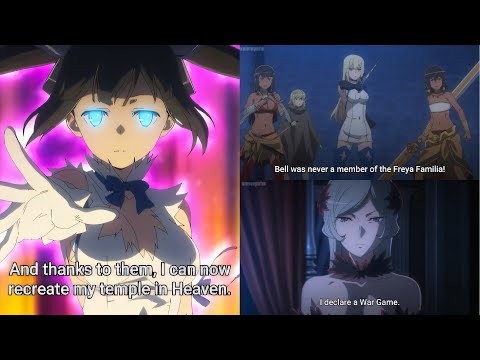 Hestia Saves Orario, Freya Declares War Against Hestia Familia - Danmachi Season 5 Episode 9