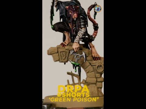 How I paint Green Poison Blades for Warhammer | Duncan Rhodes DRPA #shorts