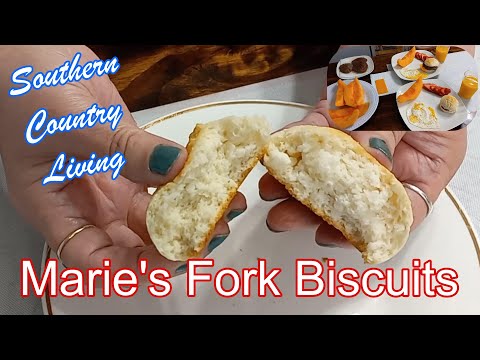 Marie's Fast and Easy Fork Biscuits  --  Holiday Food Series