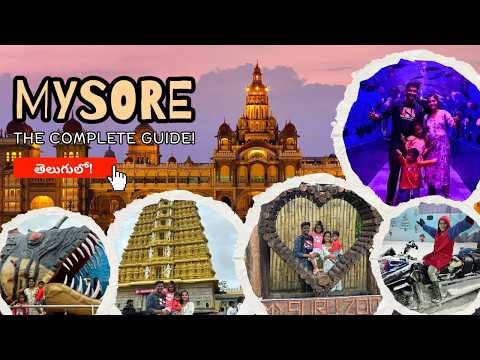 Mysore Palace FULL TOUR in Just 20 mins! | Mysore Tourist Places in Telugu