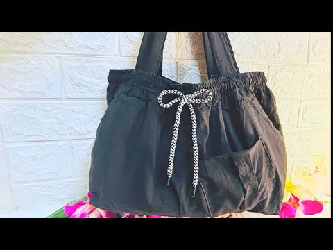 Turn old Jogger 😱 into styling Handbag 👜 | DIY Recycle Craft 😍