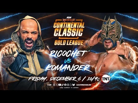 AEW Rampage  Ricochet vs Komander Continental Classic (SIM)