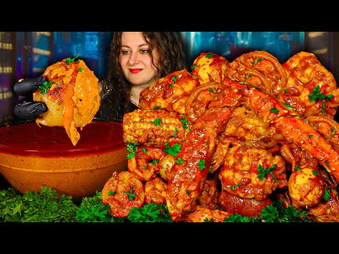 INSANE Viral Onion Boil Mukbang! Giant King Crab Legs Drenched in Creamy Garlic Sauce – ASMR Heaven!