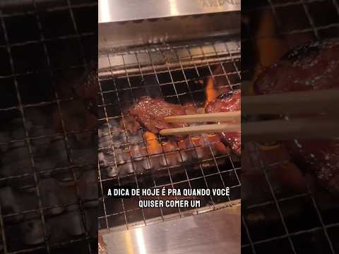 🍖A dica de hoje é pra você que quer comer Yakiniku, churrasco Japonês #japão