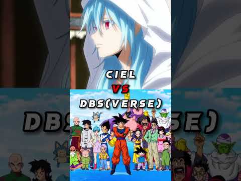 Ciel vs DBS(Manga) #anime #shorts