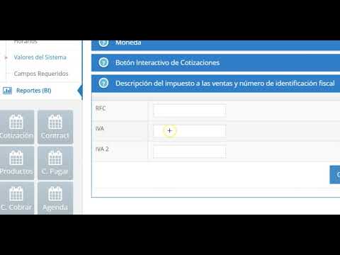 28. Personalización de impuestos y numero de ID fiscal