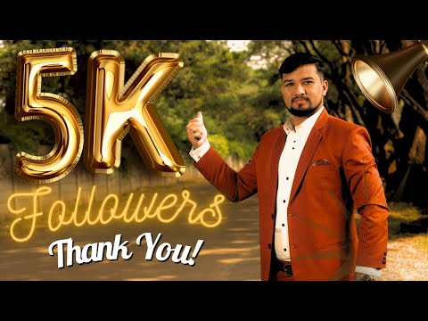 Thanks to all of you for 5000 Subscribers #subscribe #subscribers #5ksubscriber #ytshorts #ytshort