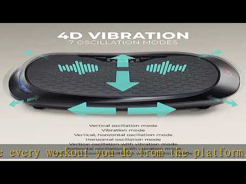 Sunny Health & Fitness Fitboard Vibration Platform Exercise Machine with Multiple Speed Settings an