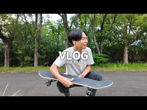 Daily Life in Japan 🇯🇵 | I started skateboarding with VANS on. | Suburban Osaka | Vlog 【Vol.202】