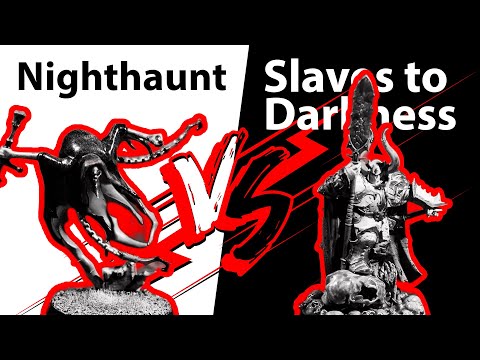 Первая партия в AoS | Nighthaunt vs Slaves to Darkness