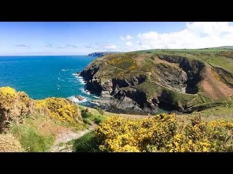 Wales Pembrokeshire Coastal Path at Ceibwr