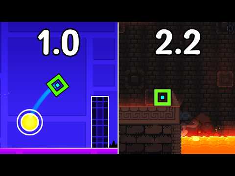 First Level From Every Update! (1.0 - 2.2) | Geometry Dash