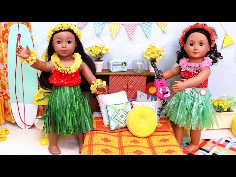 Beach vacation! 17min PLAY DOLLS summer adventures