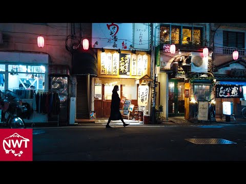 Tokyo Alley Tour At Night In Koenji 4K