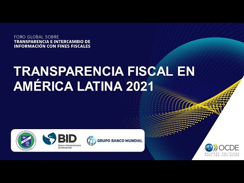 Evento de lanzamiento: Transparencia Fiscal en América Latina 2021