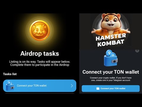 Hamster Kombat | Connect Your Ton Address To Your Account For Airdrop Withdrawal